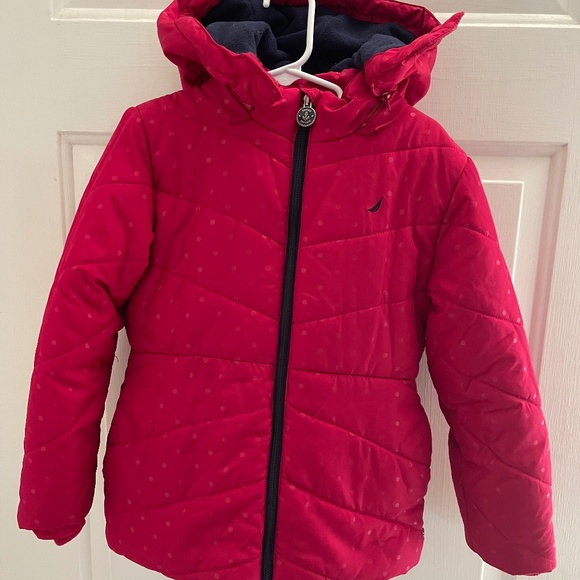 Girls Nautica Puffer Jacket Size 5 - Picture 10 of 12